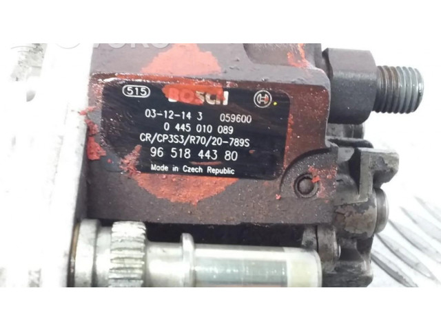 Vstřikovací čerpadlo 9651844380, 0445010089   Ford C-MAX I  pro naftový motor 1.6 g8da 