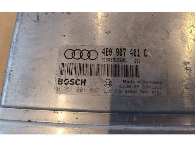 Řídící jednotka 4B0907401C, 28RTE365   Audi A6 S6 C5 4B 1998