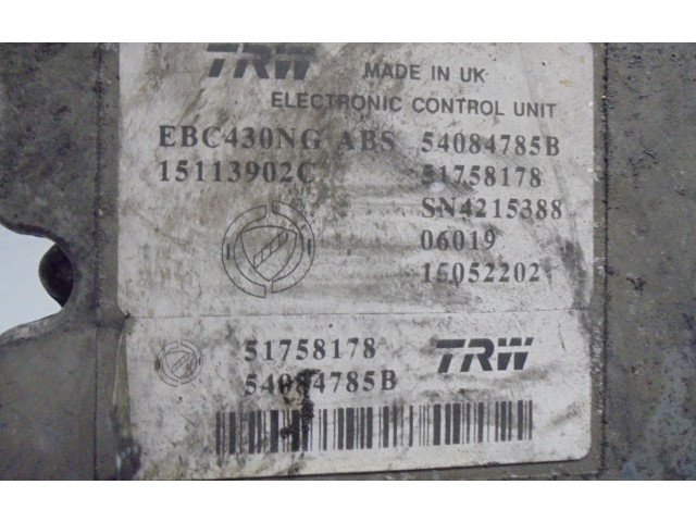 Jednotka ABS 51758178, 54084785B   Lancia Ypsilon 2006