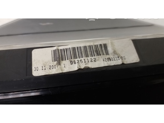 Přístrojová deska  Mercedes-Benz E W211 2007 A2115404548, 110080363008  