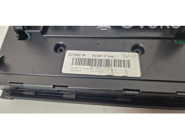 Блок управления климат-контролем 12772892   Saab 9-3 Ver2