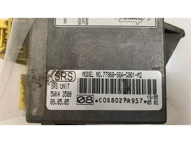 Блок подушек безопасности 77960S6AG9161M2   Honda Civic
