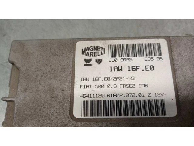 Блок управления двигателя 46411120, 6160207201   Fiat 500 Cinquecento