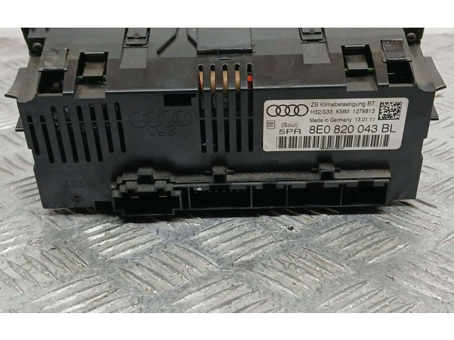 Блок управления климат-контролем 8E0820043BL, 1279813   Seat Exeo (3R)
