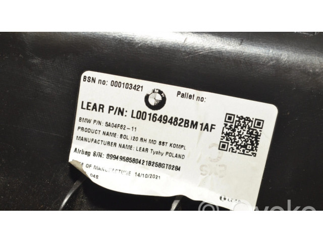 Подушка безопасности в сиденье 5A04F62, 9893759   BMW iX
