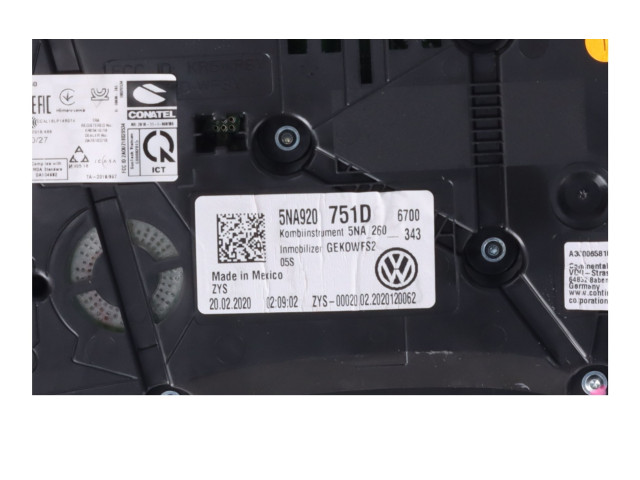 Панель приборов 5NA920751D   Volkswagen Tiguan Allspace       