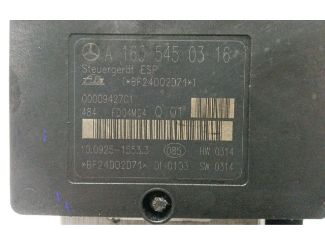 Jednotka ABS 09251553   Mercedes-Benz ML W163 1999