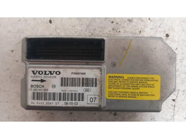 Блок подушек безопасности P30667469, 0285001655   Volvo S60