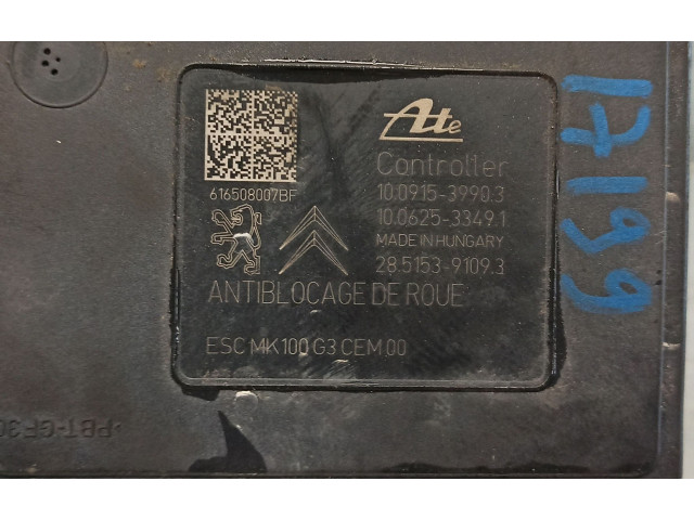 Jednotka ABS 9817961380, 10022008064   Peugeot 2008 I 2016
