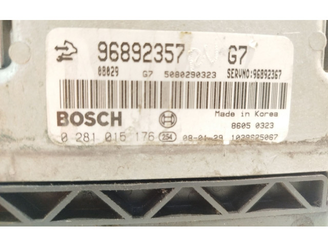 Блок управления двигателя 96892357, 0281015176   Chevrolet Captiva