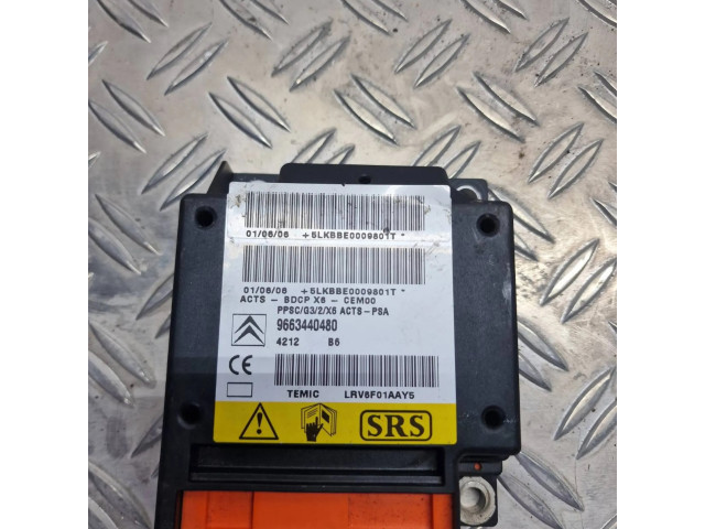 Блок подушек безопасности 9663440480, LRV6F01AAYS   Citroen C6