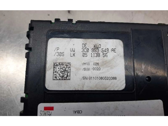 Řídící jednotka 3C0953549AE   Volkswagen Passat Alltrack 2008