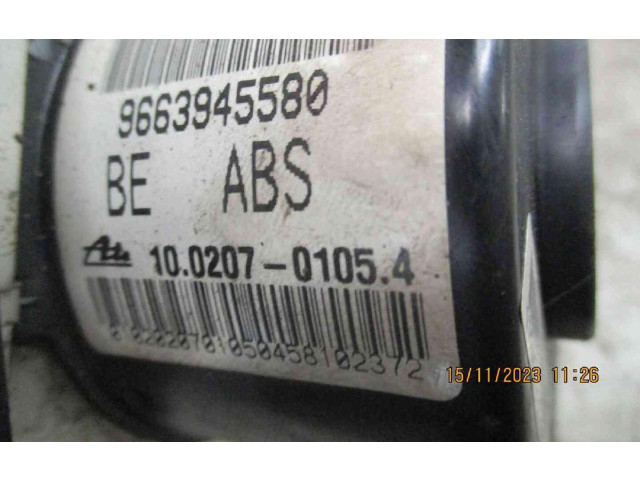 Jednotka ABS 9663945580, 9663945580   Peugeot 207 2006