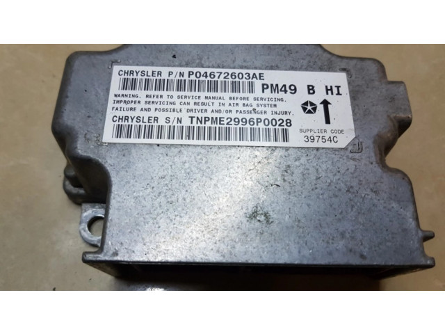 Блок подушек безопасности P04672603AE   Dodge Caliber