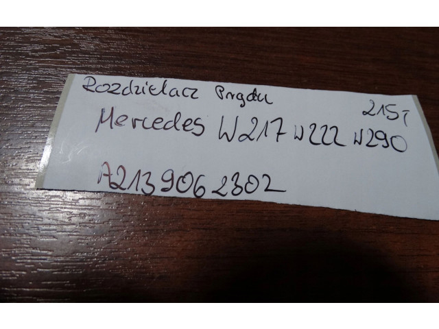   Pojistková skříňka A2139062302W290   Mercede-Benz S W222 2020