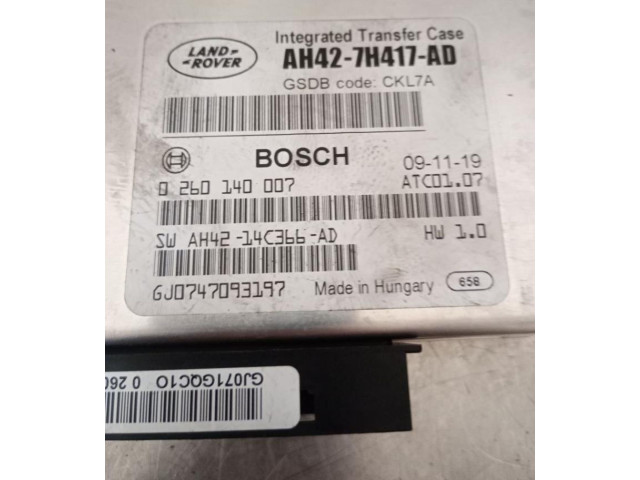 Řídící jednotka AH427H417AD   Land Rover Range Rover Sport L320 2011