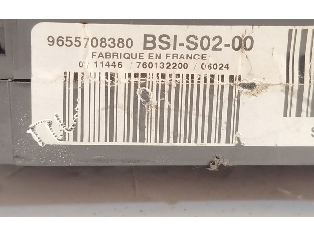 Pojistková skříňka Řídící jednotka BSM 9655708380, 6580FW   Peugeot 407 2006