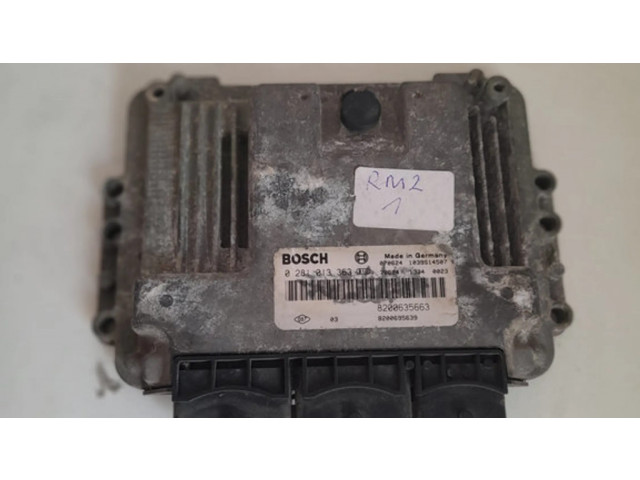 Блок управления двигателя 0281013363, 8200635663   Renault Master II