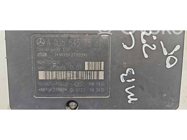 Jednotka ABS A0355457832, 00402280D0   Mercedes-Benz C W203 2003