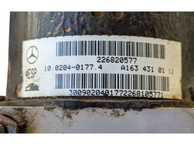 Jednotka ABS A1634310112   Mercedes-Benz ML W163 1998