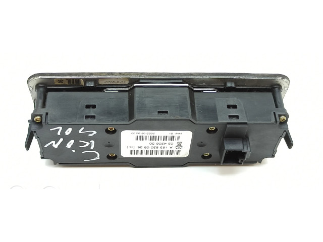 Блок управления климат-контролем A1638200926, 03420650   Mercedes-Benz ML W163