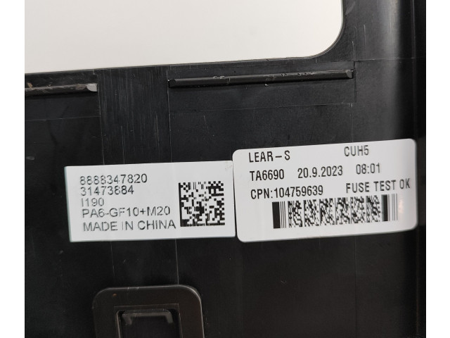   Pojistková skříňka 31473884, 8888347820   Volvo XC40 2024