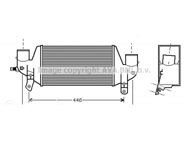 Интеркулер  1079310   Ford Focus 2.4