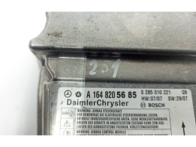 Блок подушек безопасности A1648205685, A164820568560   Mercedes-Benz R W251