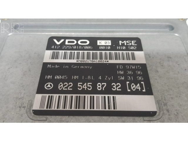 Řídící jednotka 0225458732   Mercedes-Benz C W203 2001