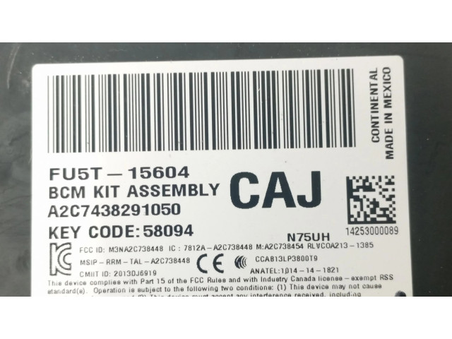 Pojistková skříňka Řídící jednotka BSM FU5T15604CAJ, A2C7438291050   Ford Mondeo MK V 2014