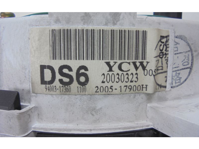 Панель приборов 94003-17360, 94003-17360   Hyundai Matrix       