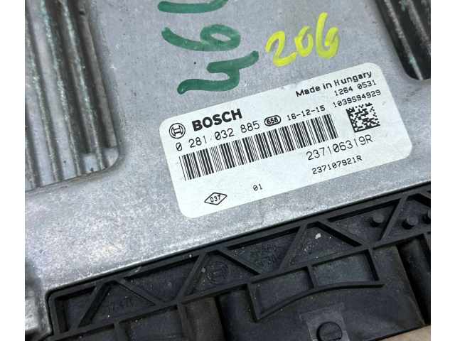 Řídící jednotka 237106319R, 237107921R   Renault Captur 2014