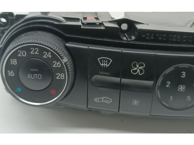 Блок управления климат-контролем A2118300385, H24400055010   Mercedes-Benz E W211