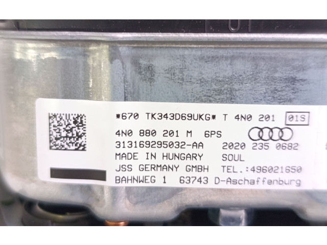 Подушка безопасности водителя 4N0880201M, 4N0971589   Audi e-tron