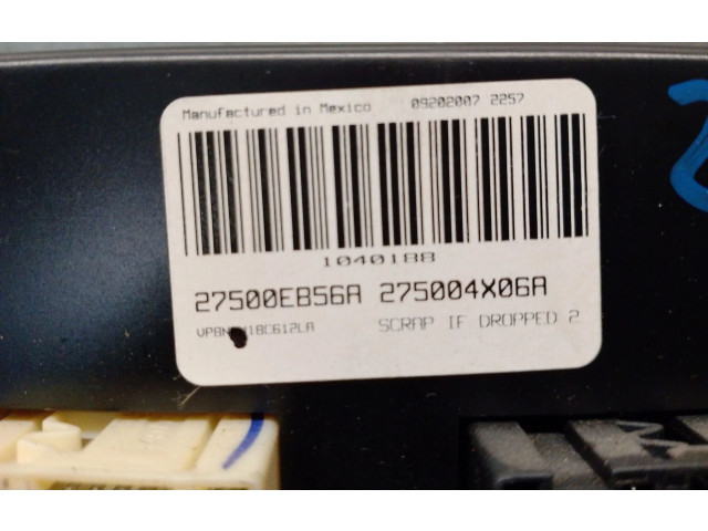 Модуль блока управления кондиционером 275004X06A, 275004X06A   Nissan Pathfinder R51