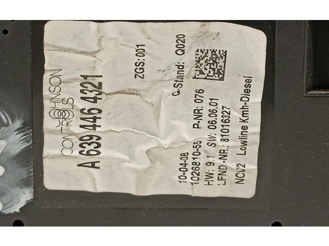 Přístrojová deska  Mercedes-Benz Vito Viano W639 2008 A6394464321  