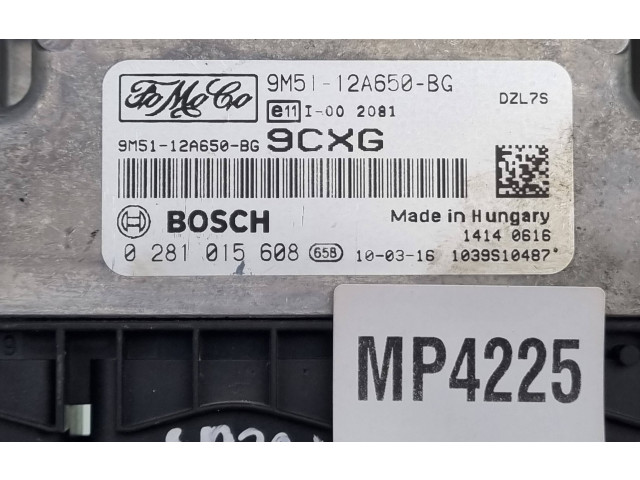 Řídící jednotka 9M5112A650BG, 0281015608   Ford Focus 2012