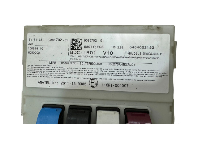 Блок предохранителей 938370201, 58GT11F03   BMW i3    