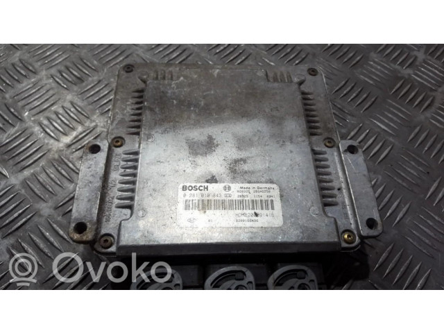 Блок управления двигателя 0281010843, hom8200091416   Renault Scenic I