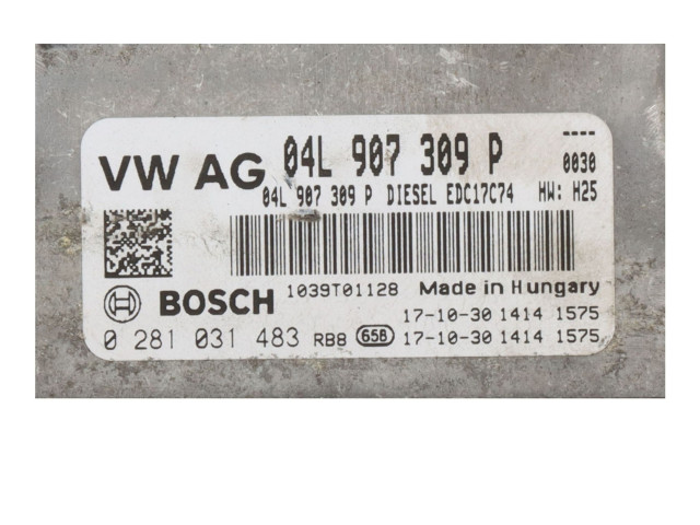Блок управления двигателя 04L906026GP   Volkswagen Touran II