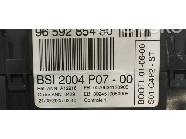 Řídící jednotka HW9651696680, HW9651696680   Citroen C3 Pluriel 2006