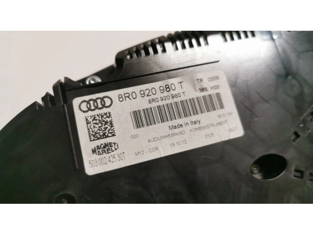 Панель приборов 8R0920980T   Audi Q5 SQ5       