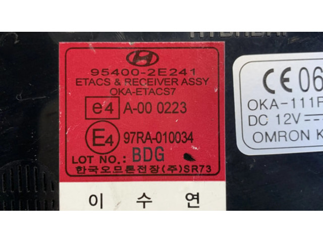 Блок комфорта 954002E241, 97RA010034   Hyundai Tucson JM   
