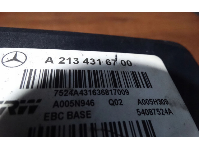 Блок управления ABS A2134316700w213   Mercedes-Benz E W213 2019