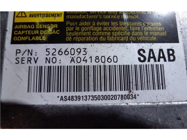 Блок подушек безопасности 5266093   Saab 9-5