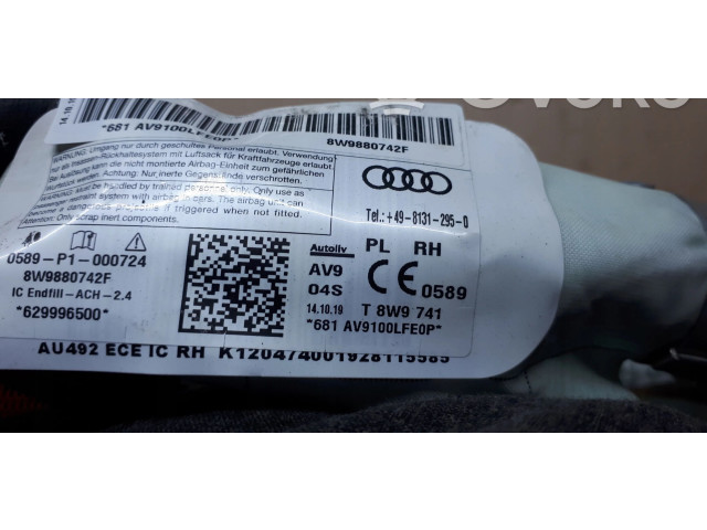 Přístrojová deska  Audi A4 S4 B9 8W 2020 8W9880742F  