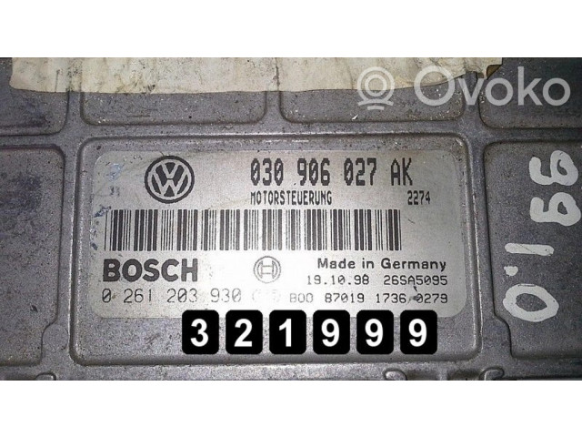 Řídící jednotka 0261203930   Seat Arosa 1999