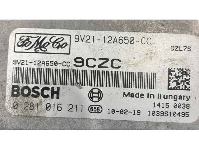 Блок управления двигателя 8V2112A650CA, 0281016211   Ford Fiesta