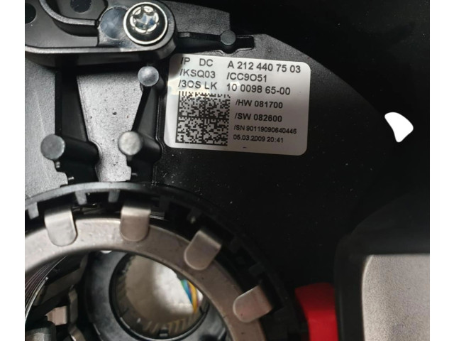 Подрулевой шлейф SRS A2124407503   Mercedes-Benz CL C215