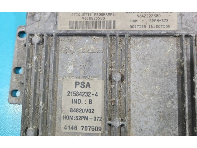 Pojistková skříňka Блок управления двигателем ECU 9650825580, IMPRK1368956   Citroen Berlingo 2004